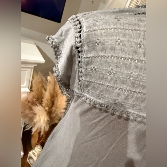 Knox Rose Grey Lace Detail Tunic/ Dress Very Soft - Picture 8 of 8